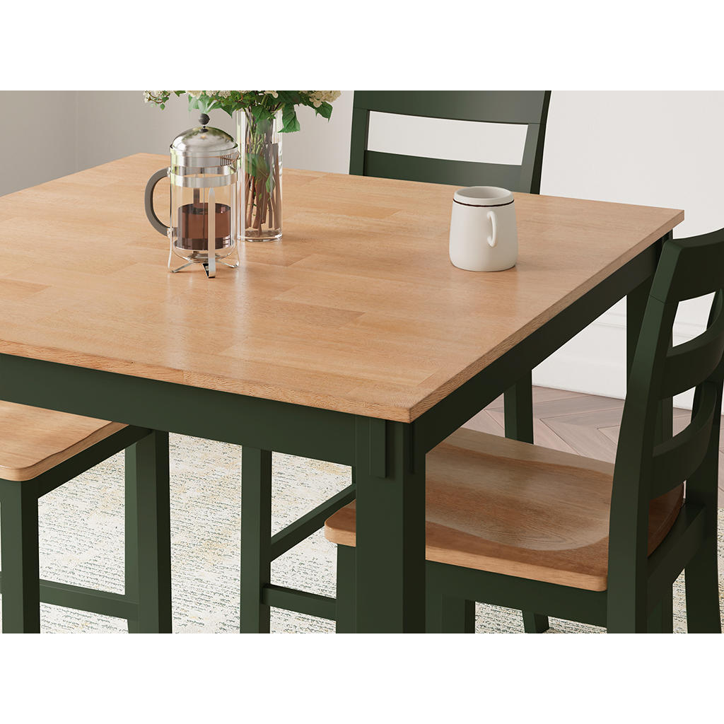 Gesthaven Counter Height Dining Table and 4 Barstools (Set of 5) Signature Design by Ashley® Bar Furniture
