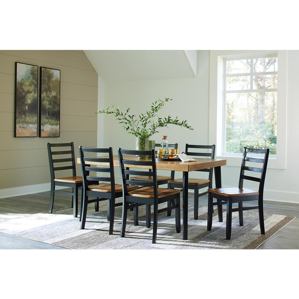 Blondon Dining Table and 6 Chairs — Set of 7 Signature Design by Ashley®