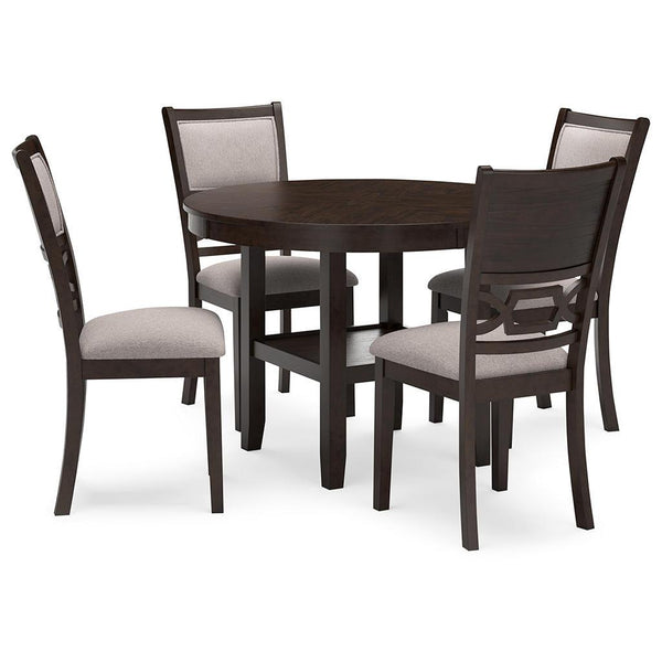 Langwest Dining Table and 4 Chairs (Set of 5) (225) — Cherry Brown Signature Design by Ashley®