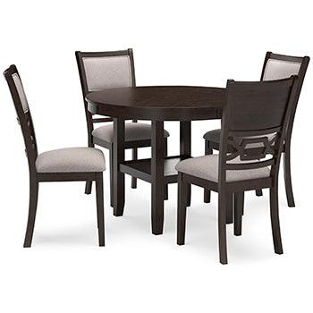 Langwest Dining Table and 4 Chairs (Set of 5) (225) — Cherry Brown Signature Design by Ashley®