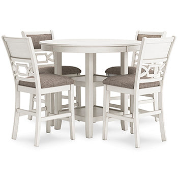 Erinberg Counter Height Dining Table and 4 Barstools (Set of 5) Signature Design by Ashley® Bar Furniture