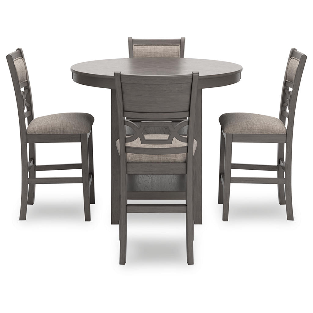 Wrenning Counter Height Dining Table and 4 Barstools (Set of 5) Signature Design by Ashley® Bar Furniture
