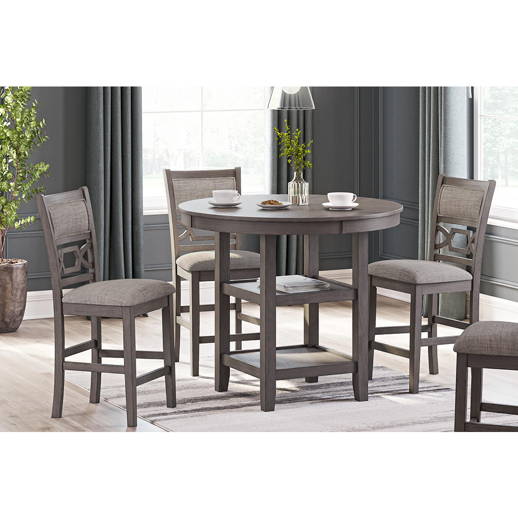 Wrenning Counter Height Dining Table and 4 Barstools (Set of 5) Signature Design by Ashley® Bar Furniture