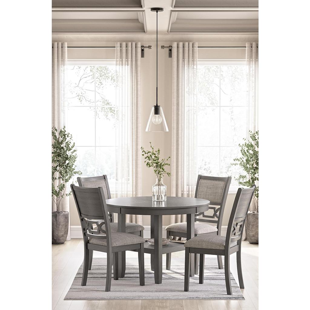 Wrenning Dining Table and 4 Chairs — Set of 5, Gray Signature Design by Ashley®