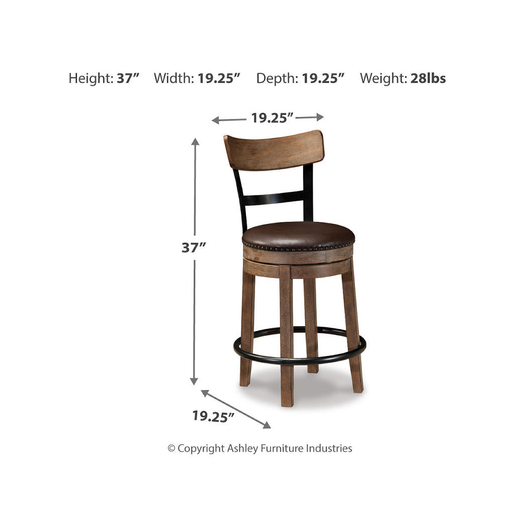 Pinnadel Counter Height Bar Stool Signature Design by Ashley® Bar Stools