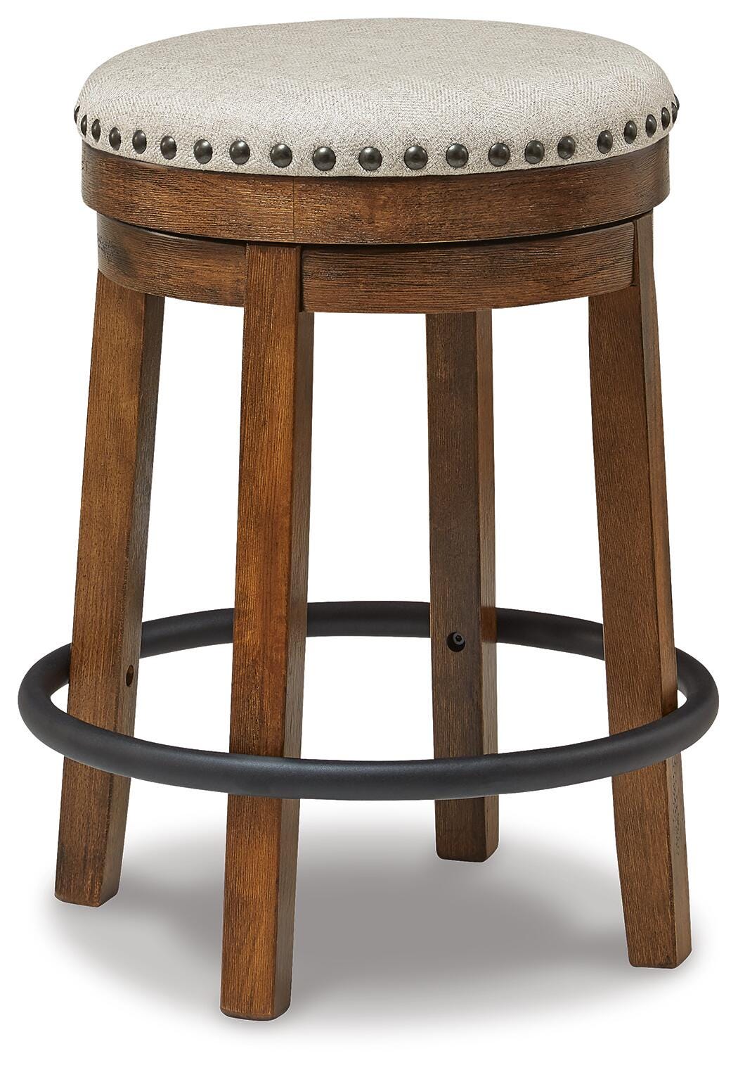 Valebeck Counter Table, 4 Back Stools and 2 Backless (D36)