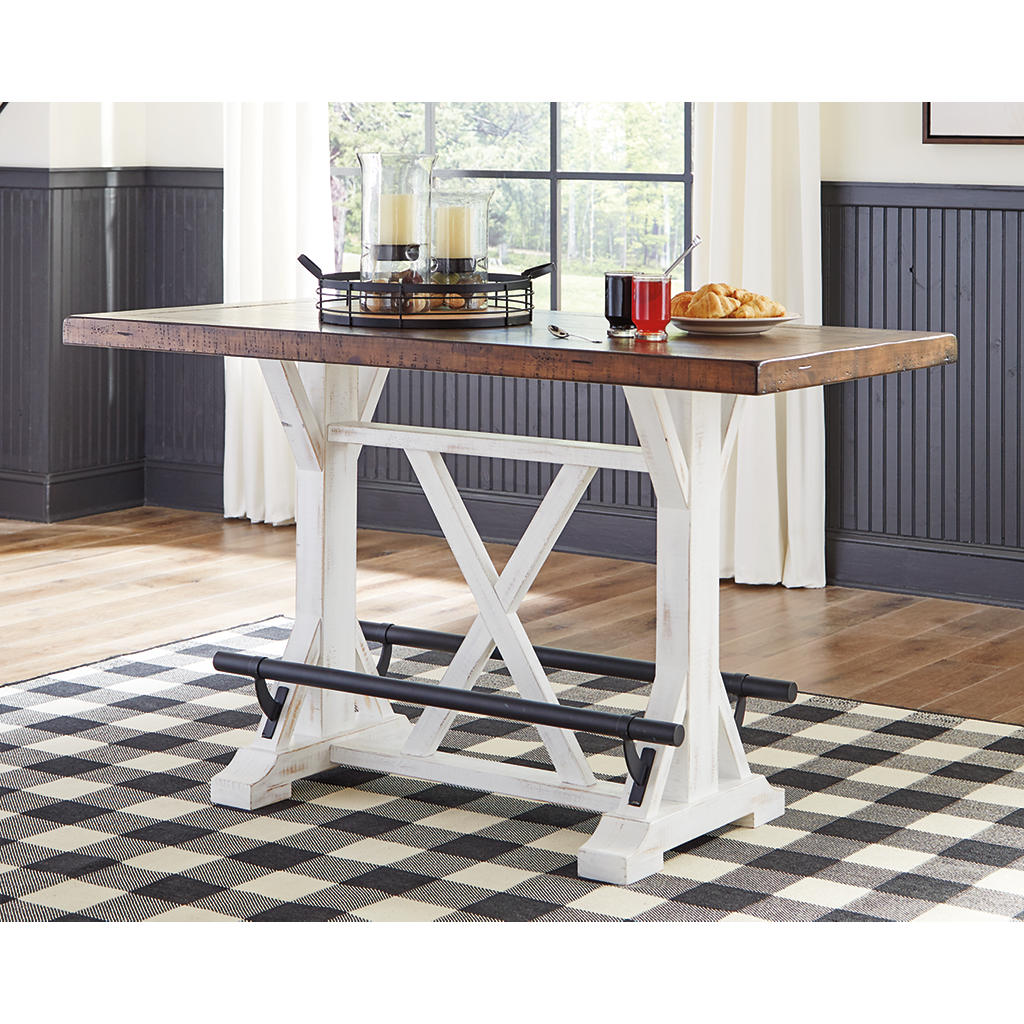 Valebeck Counter Height Dining Table, 4 Barstools and Server Signature Design by Ashley® Uncategorized