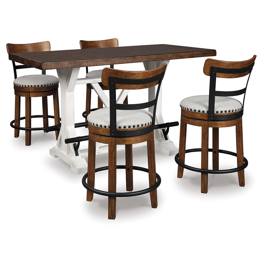 Valebeck Counter Height Dining Table and 4 Barstools Signature Design by Ashley® Uncategorized