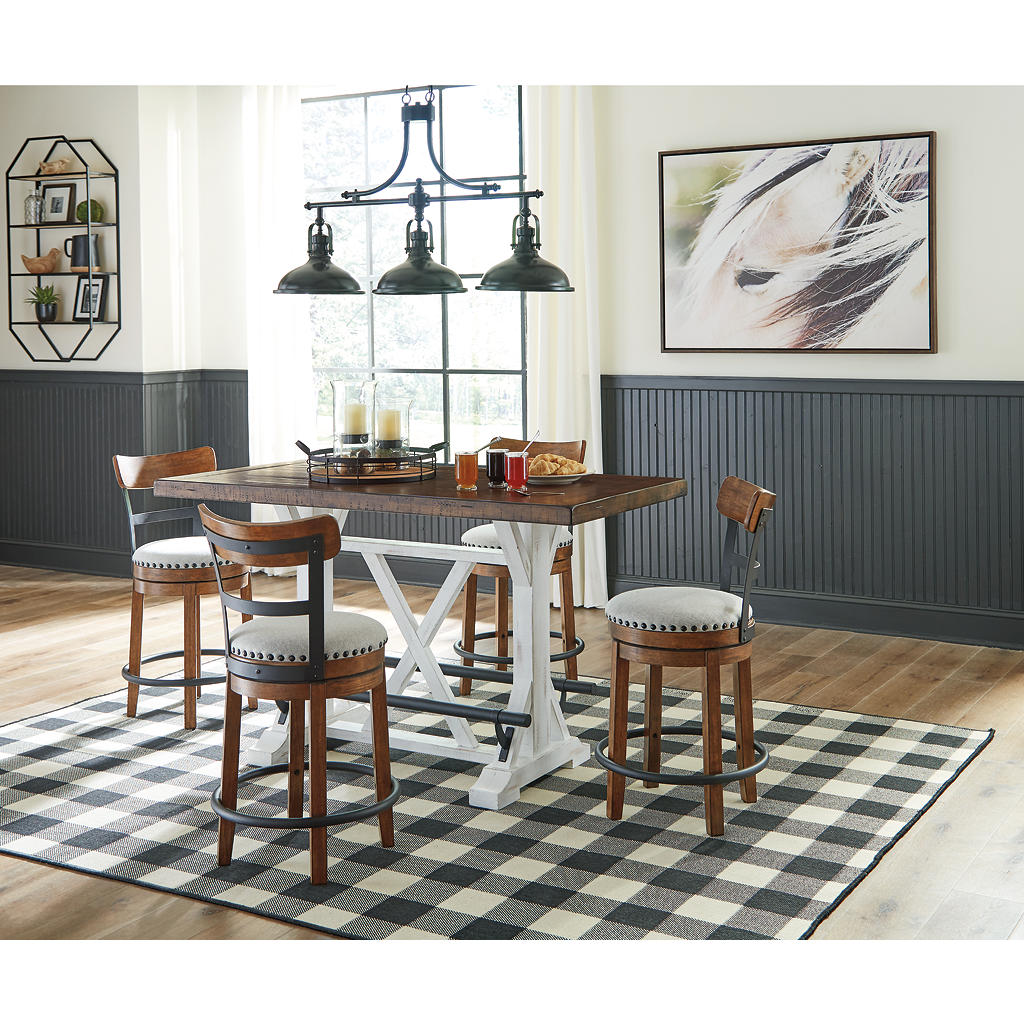 Valebeck Counter Height Dining Table and 4 Barstools Signature Design by Ashley® Uncategorized