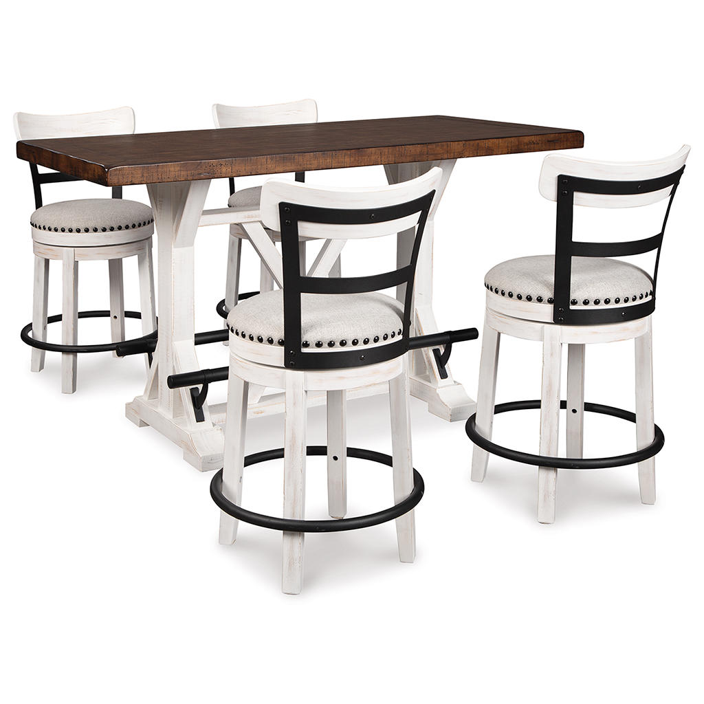 Valebeck Counter Height Dining Table and 4 Barstools Signature Design by Ashley® Uncategorized