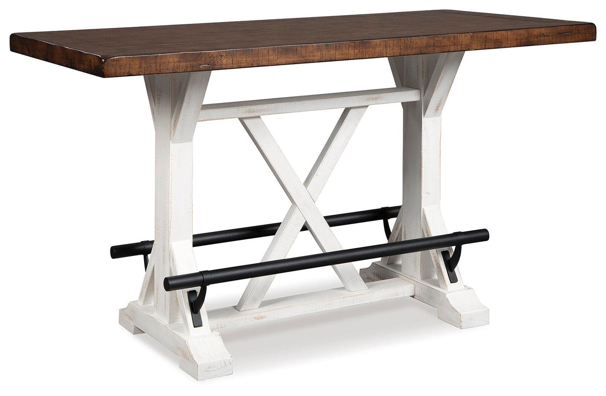 Valebeck Counter Table and 4 Backless Stools (D9) Signature Design by Ashley® Dining Package