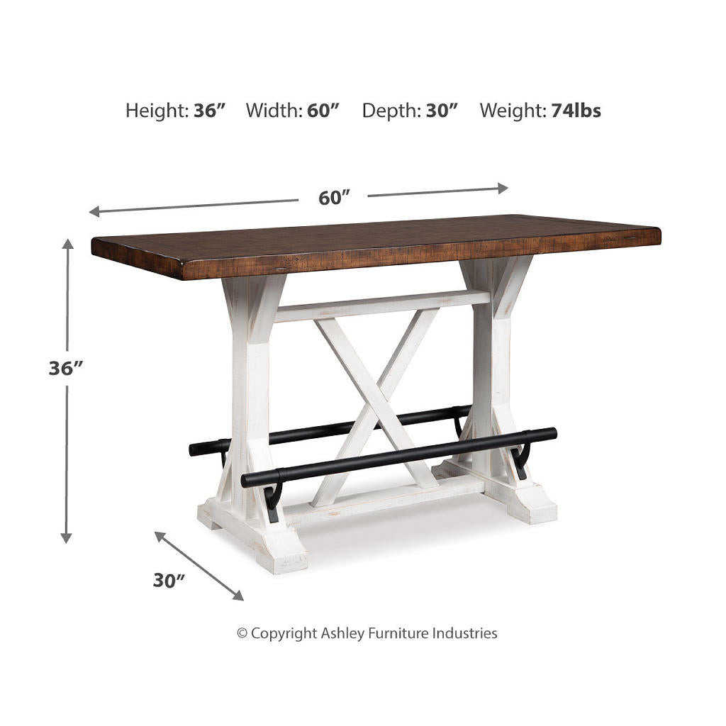 Valebeck Counter Height Dining Table, 6 Barstools and Server Signature Design by Ashley® Uncategorized