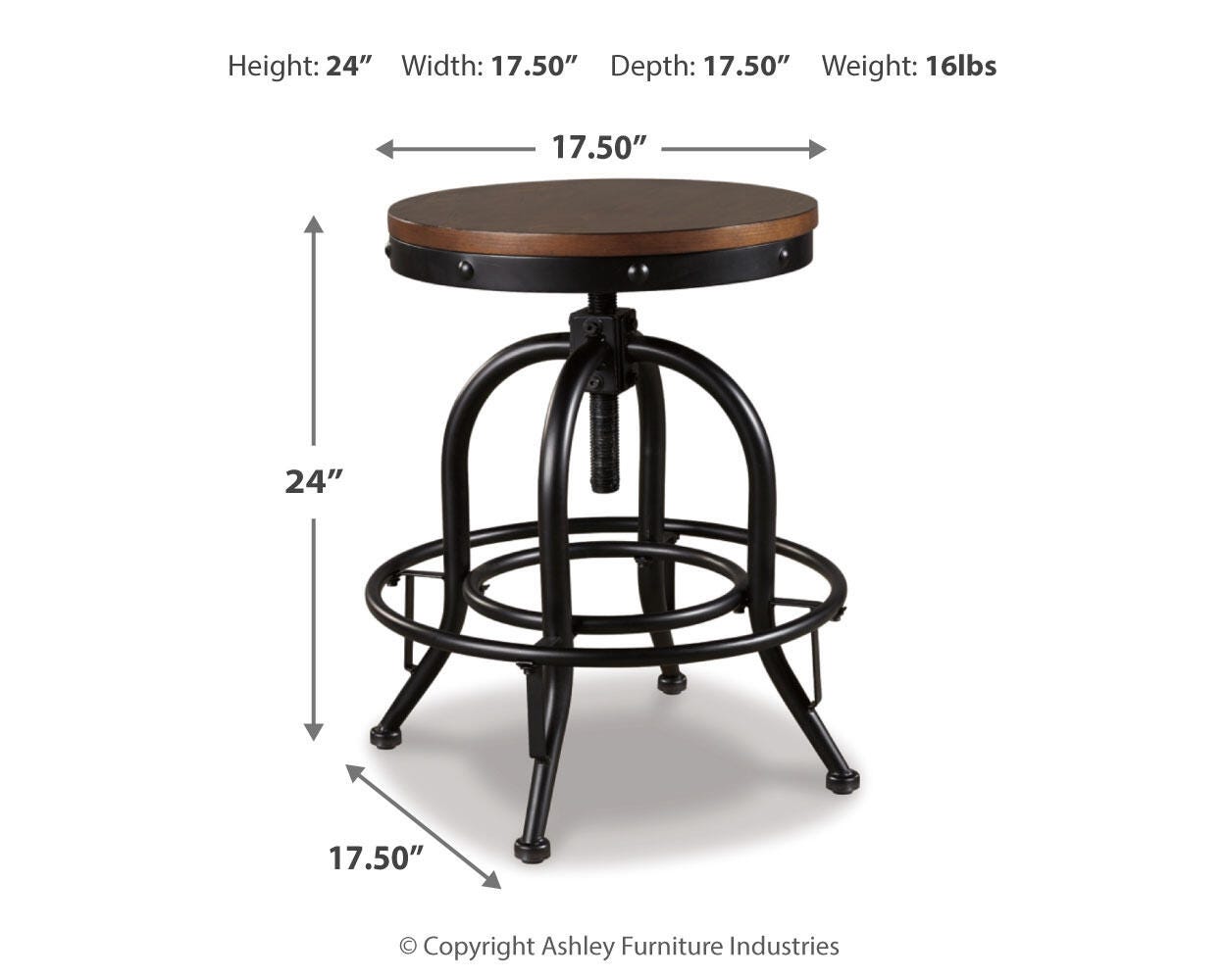 Valebeck Counter Table and 4 Backless Stools (D3) Signature Design by Ashley® Dining Package