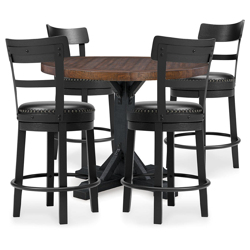 Valebeck Counter Height Table and 4 Barstools Signature Design by Ashley® Uncategorized