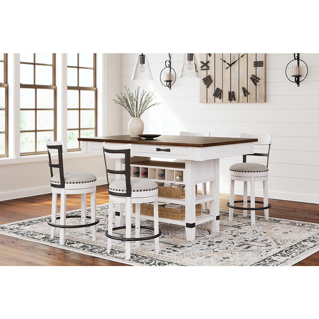Valebeck Counter Height Dining Table and 4 Barstools Signature Design by Ashley® Uncategorized