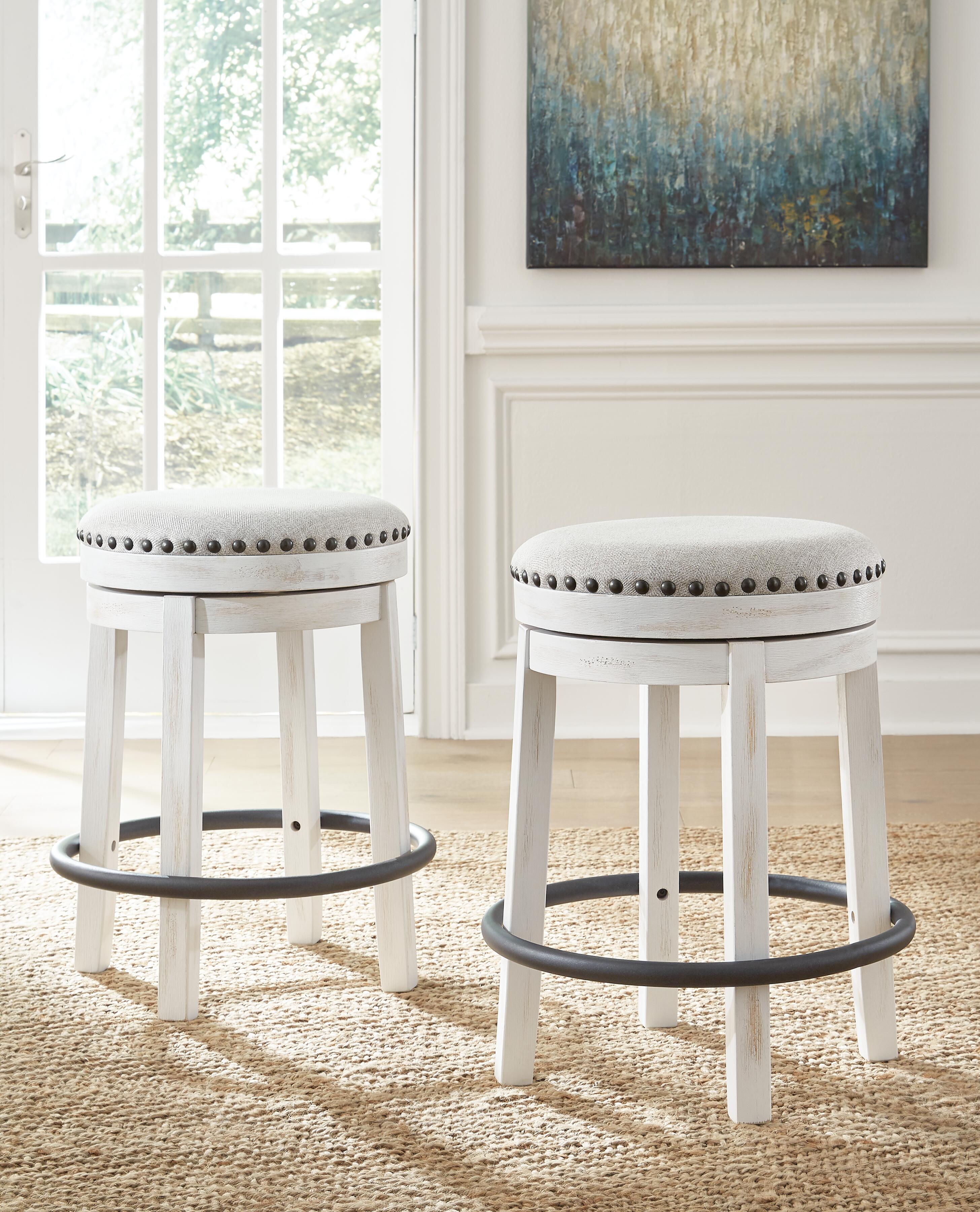 Valebeck Counter Table and 4 Backless Stools (D9) Signature Design by Ashley® Dining Package