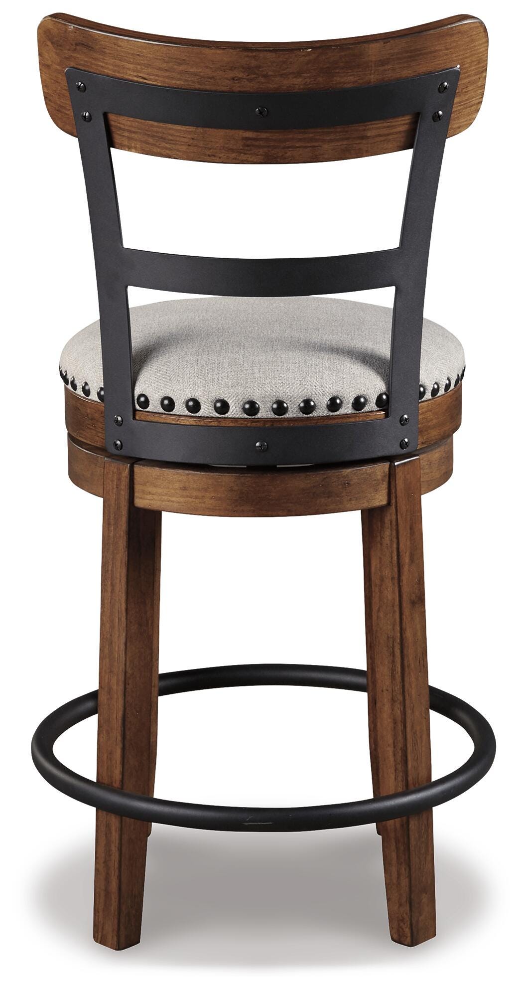 Valebeck Counter Table, 4 Back Stools and 2 Backless (D36)