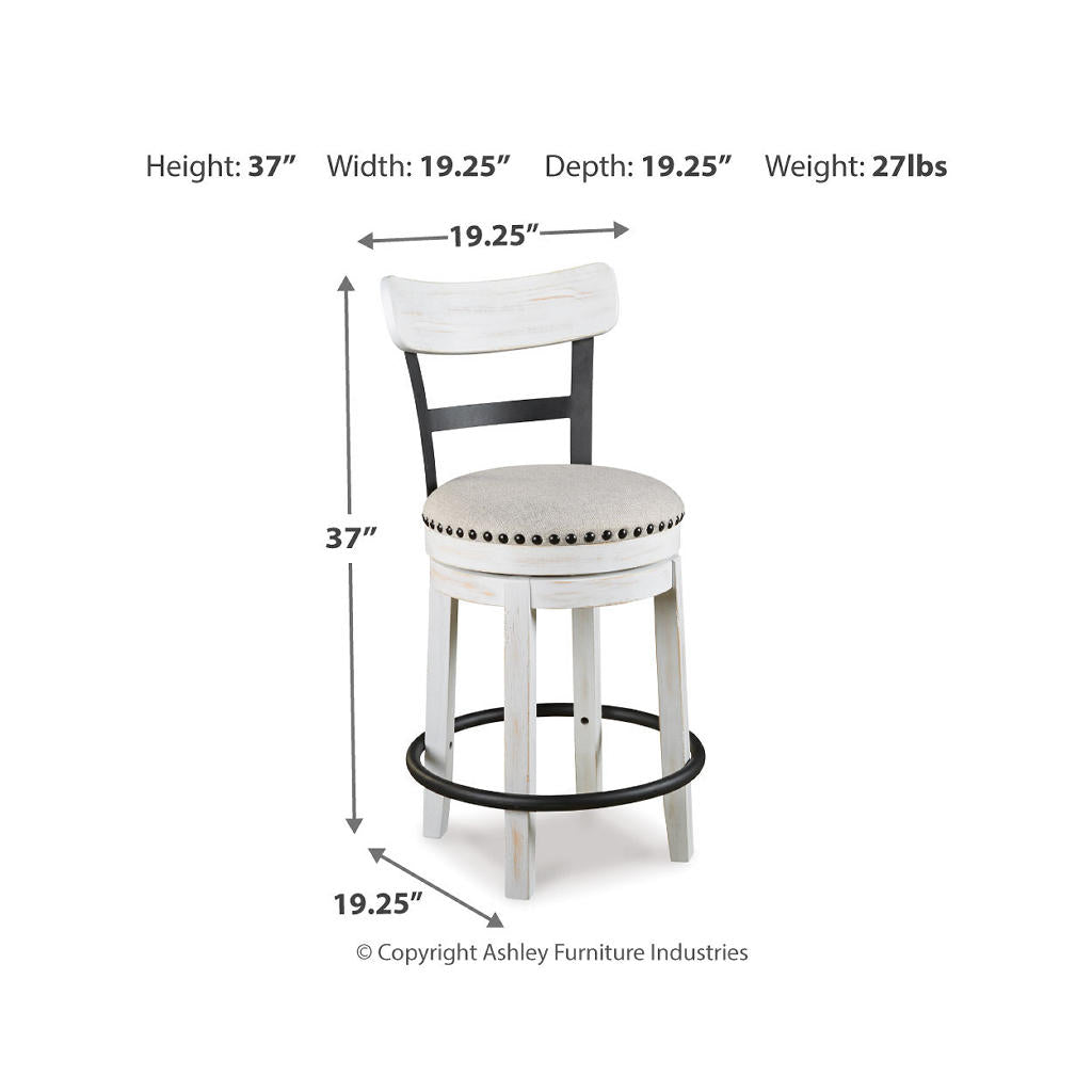 Valebeck Counter Height Dining Table and 6 Barstools Signature Design by Ashley® Uncategorized