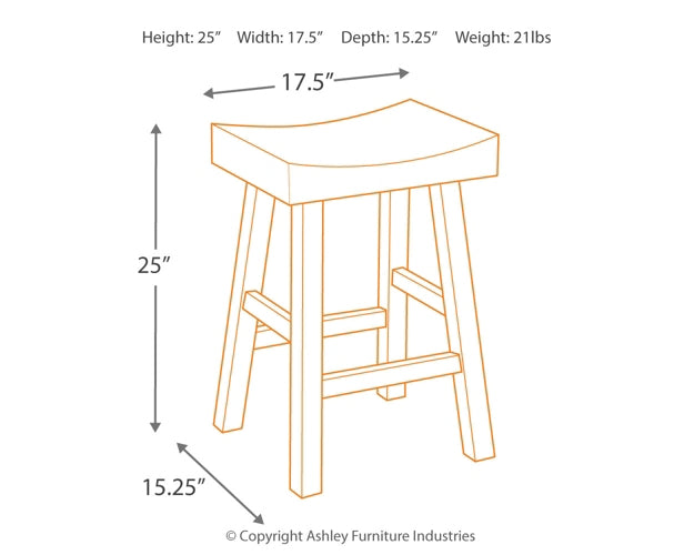 Glosco Counter Height Bar Stool