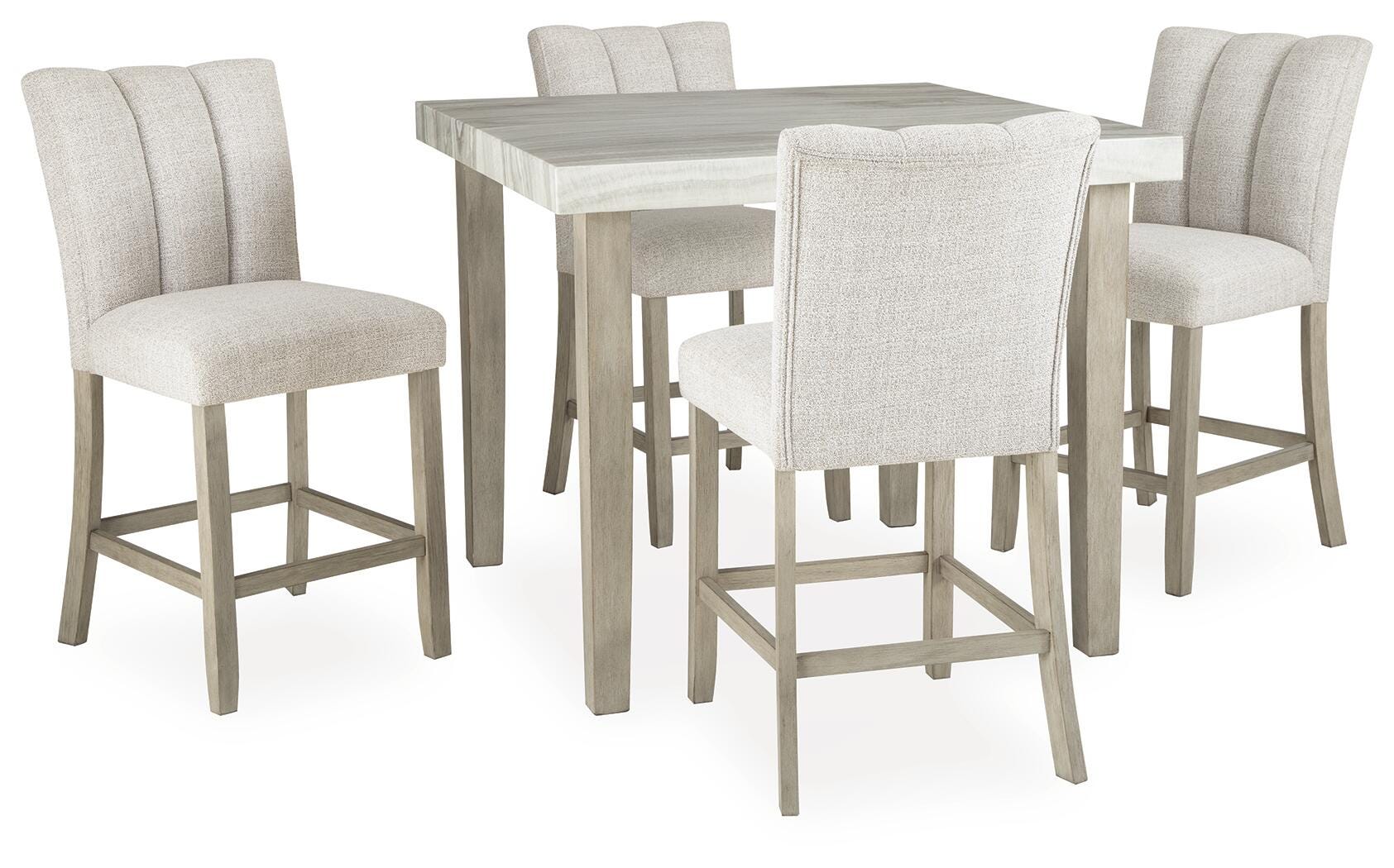 Larawyn Counter Height Table and 4 Barstools — 5-Piece Set Signature Design by Ashley® Dining Room