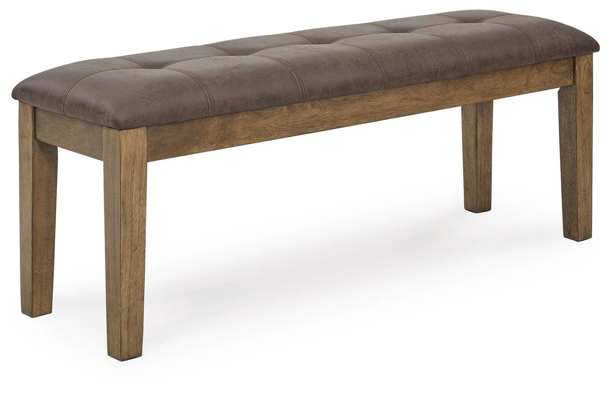 Urbinforte Extension Table, 4 Chairs and Bench — 6-Piece Set Signature Design by Ashley® Dining Room