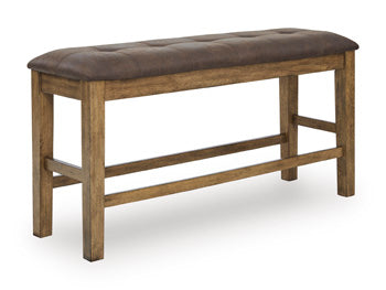 Urbinforte Counter Height Dining Bench Signature Design by Ashley® Bar Furniture
