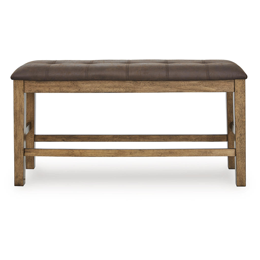 Urbinforte Counter Height Dining Bench Signature Design by Ashley® Bar Furniture