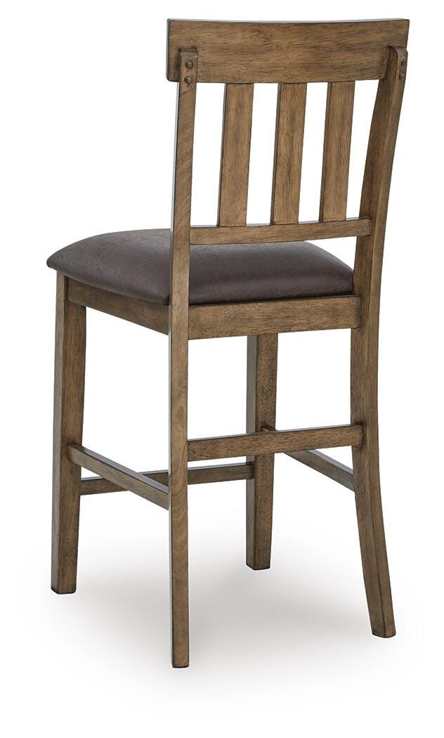 Urbinforte Counter Height Extension Dining Table and 4 Barstools Signature Design by Ashley® Dining Room