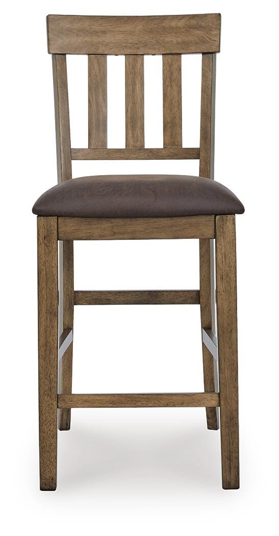 Urbinforte Counter Height Extension Dining Table and 4 Barstools Signature Design by Ashley® Dining Room