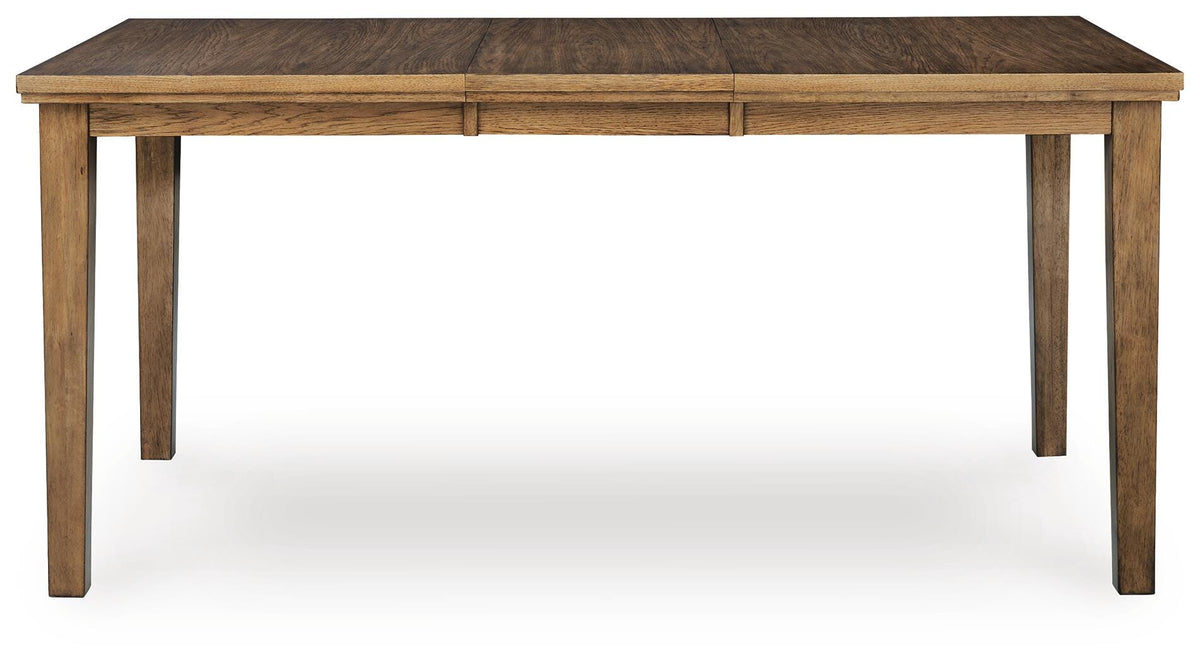 Urbinforte Counter Extension Table, 4 Barstools and Bench Signature Design by Ashley® Dining Room