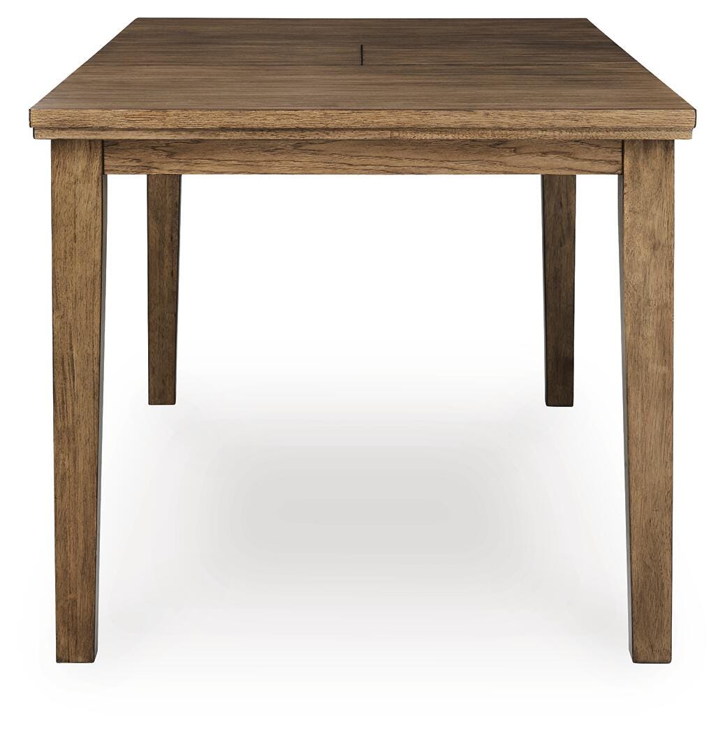Urbinforte Counter Height Extension Dining Table and 4 Barstools Signature Design by Ashley® Dining Room