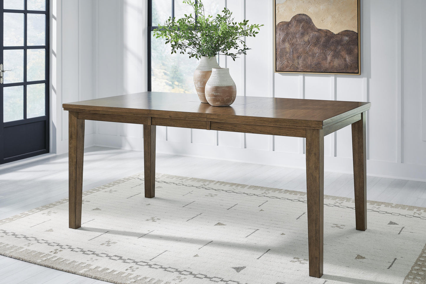 Urbinforte Counter Height Extension Dining Table and 4 Barstools Signature Design by Ashley® Dining Room