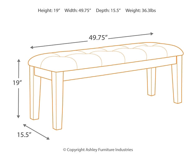 Ralene Dining Table with 4 Chairs, Bench and Server