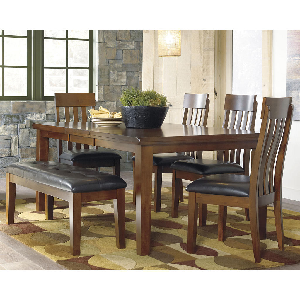 Ralene Dining Table and 4 Chairs and Bench Signature Design by Ashley® Uncategorized