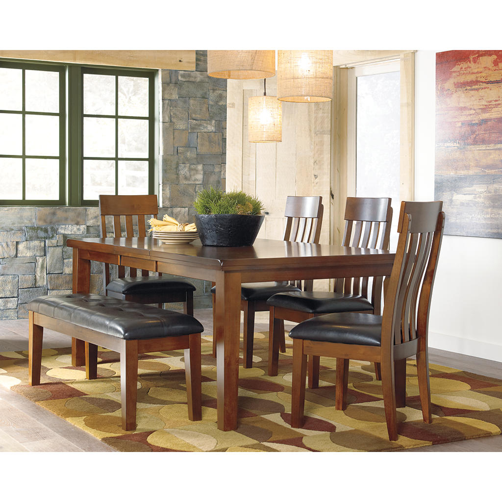 Ralene Dining Table and 4 Chairs and Bench Signature Design by Ashley® Uncategorized