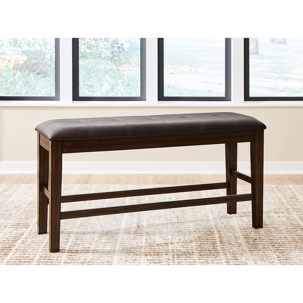 Haddigan Counter Height Dining Bench Signature Design by Ashley® Bar Furniture