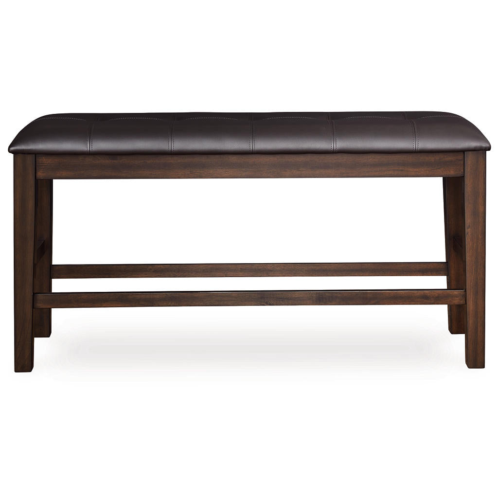 Haddigan Counter Height Dining Bench Signature Design by Ashley® Bar Furniture
