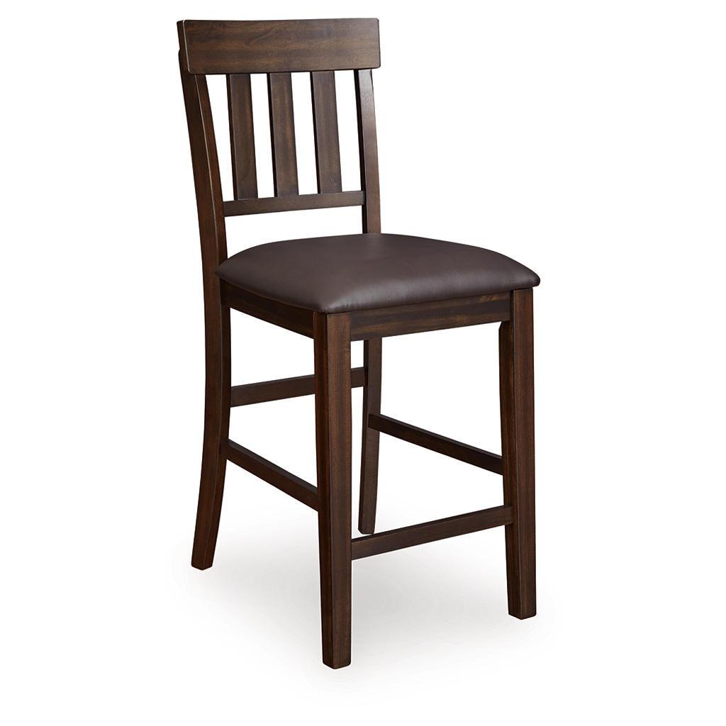 Haddigan Counter Barstools Set of 2 (124) — Dark Brown Signature Design by Ashley® Uncategorized