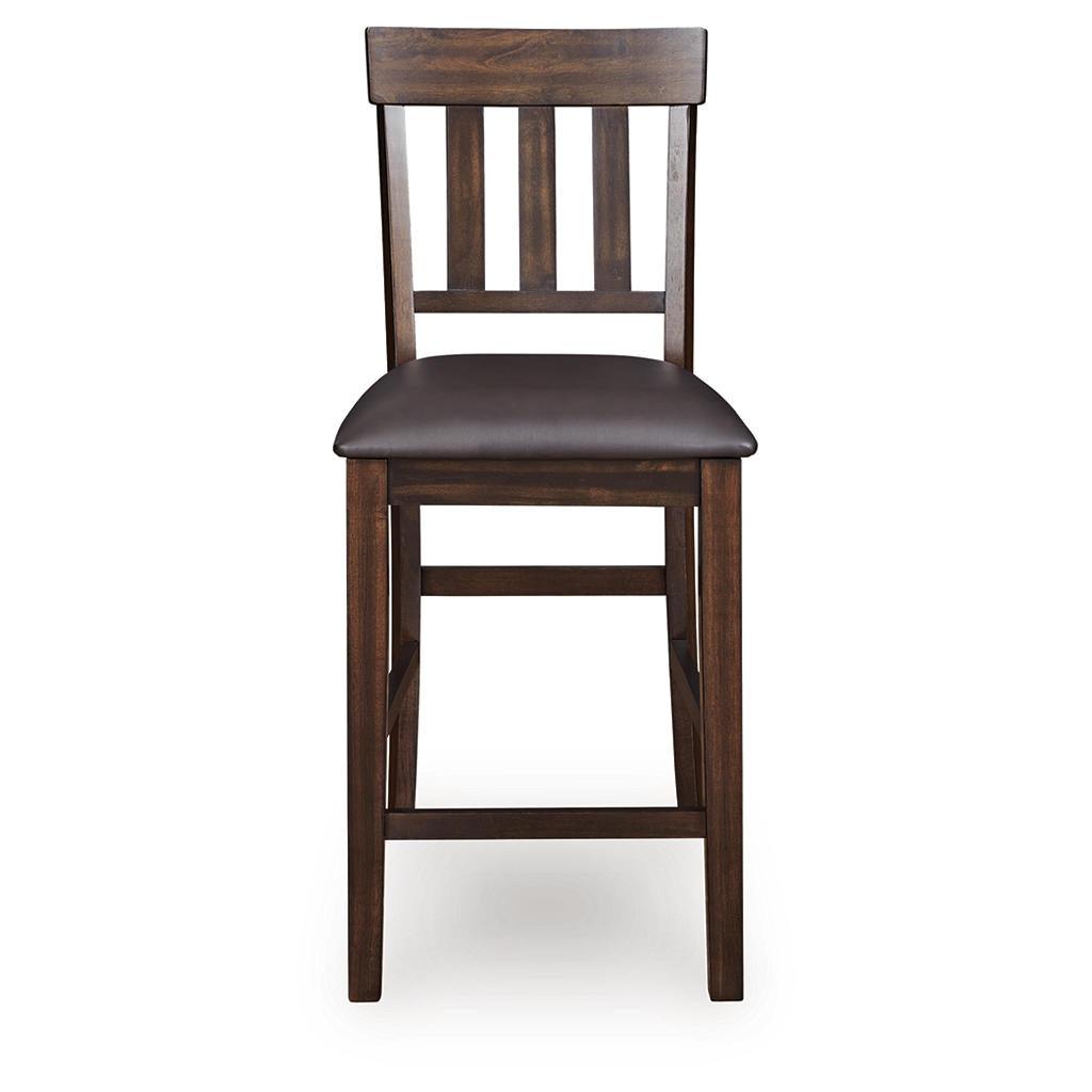 Haddigan Counter Barstools Set of 2 (124) — Dark Brown Signature Design by Ashley® Uncategorized