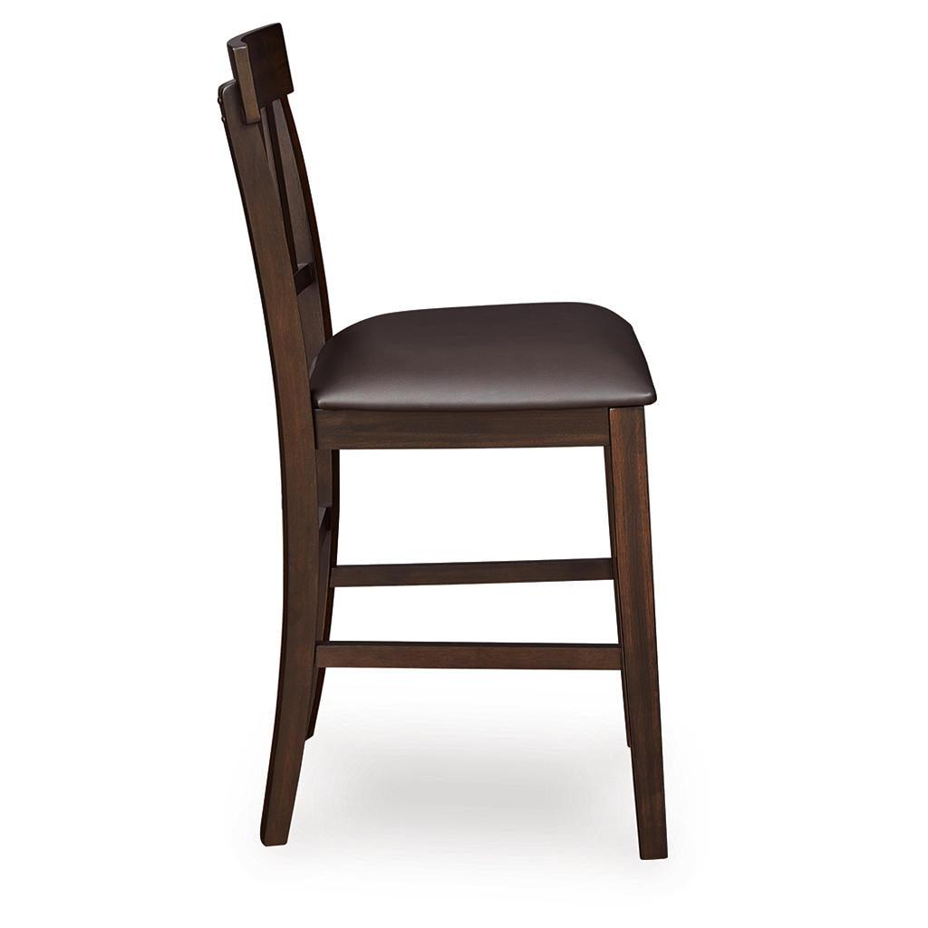 Haddigan Counter Barstools Set of 2 (124) — Dark Brown Signature Design by Ashley® Uncategorized