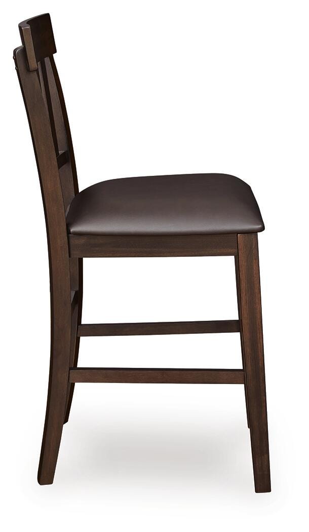 Haddigan Counter Extension Table and 8 Barstools — 9-Piece Set Signature Design by Ashley® Dining Room
