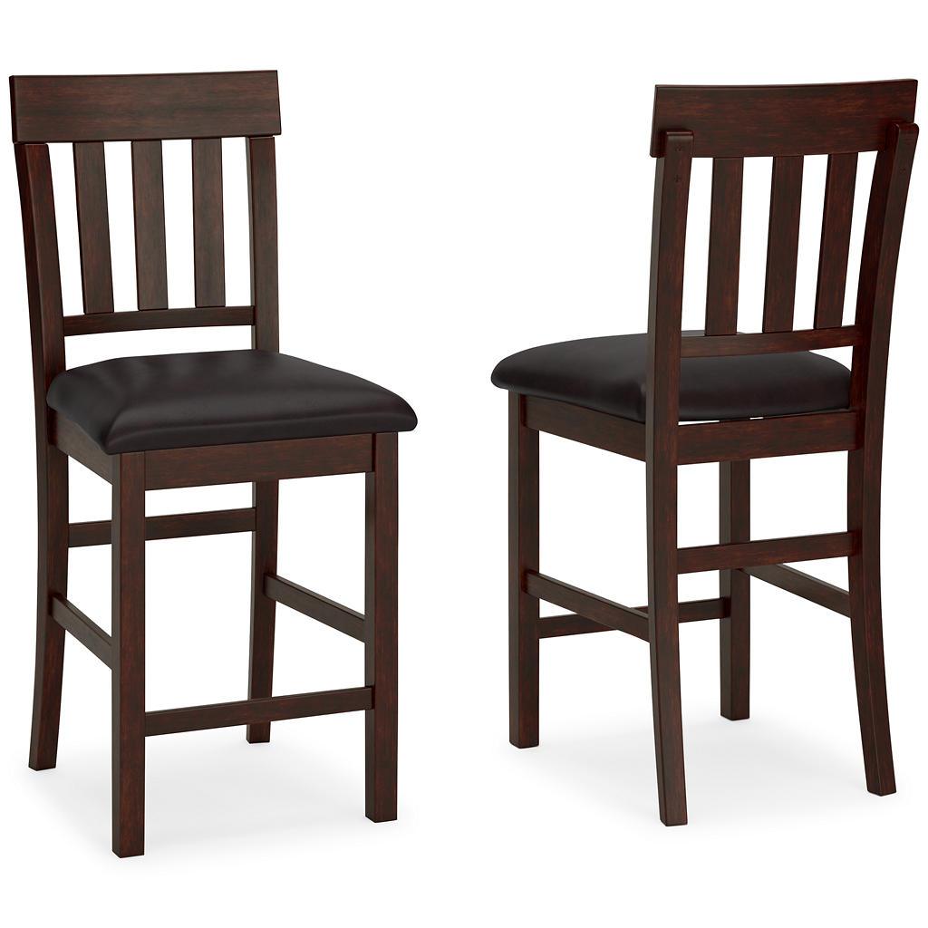 Haddigan Counter Barstools Set of 2 (124) — Dark Brown Signature Design by Ashley® Uncategorized