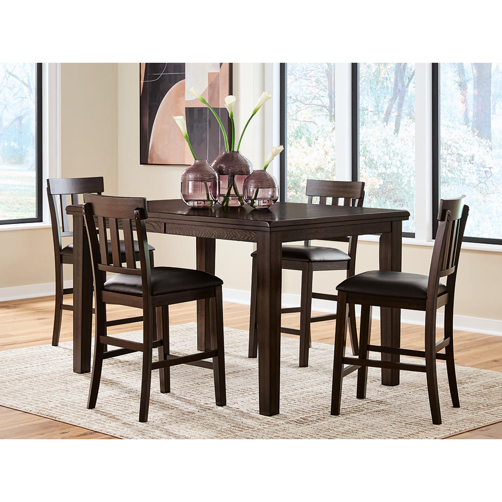 Haddigan Counter Height Dining Table and 4 Barstools Ashley® Dining Room Sets