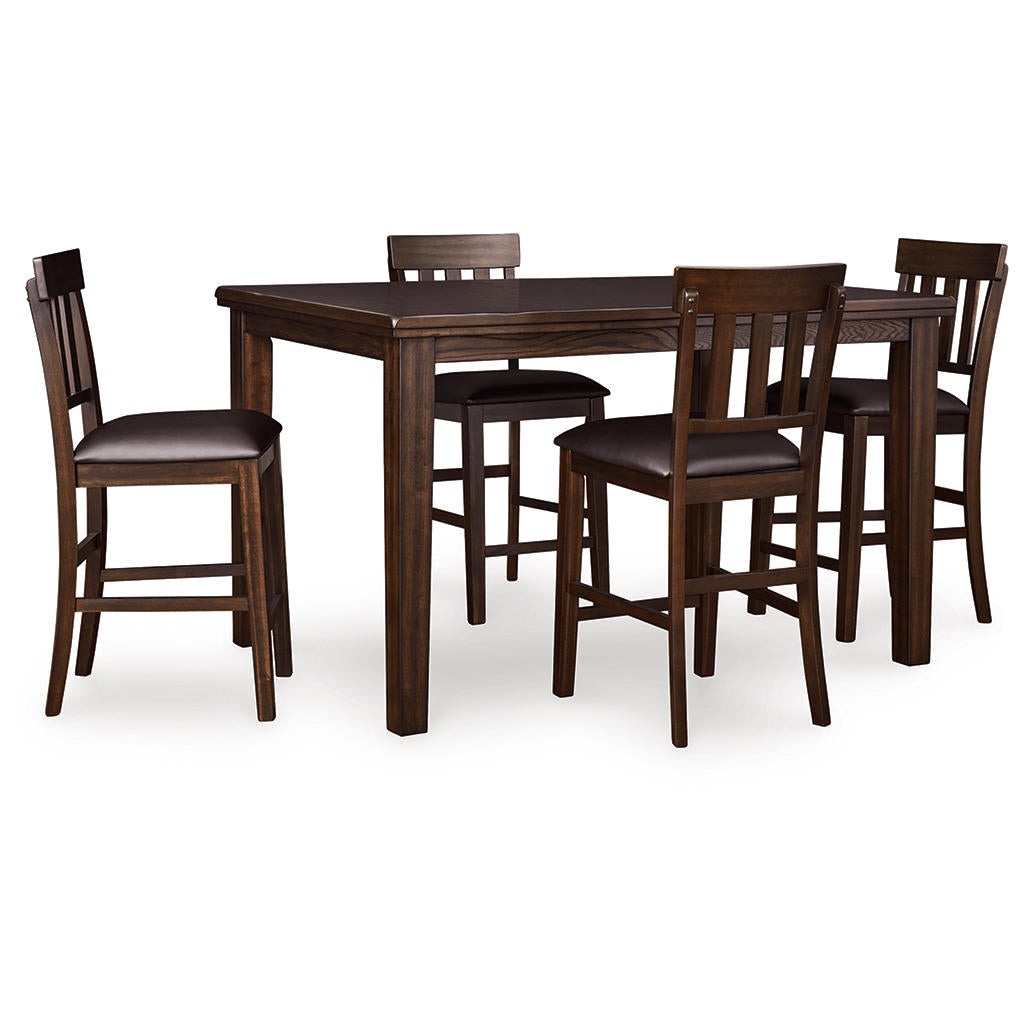 Haddigan Counter Height Dining Table and 4 Barstools Ashley® Dining Room Sets