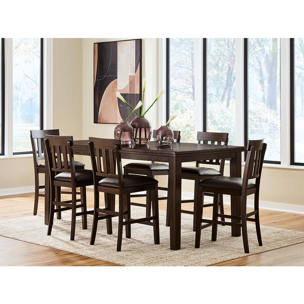 Haddigan Counter Height Dining Table and 6 Barstools Ashley® Dining Room Sets