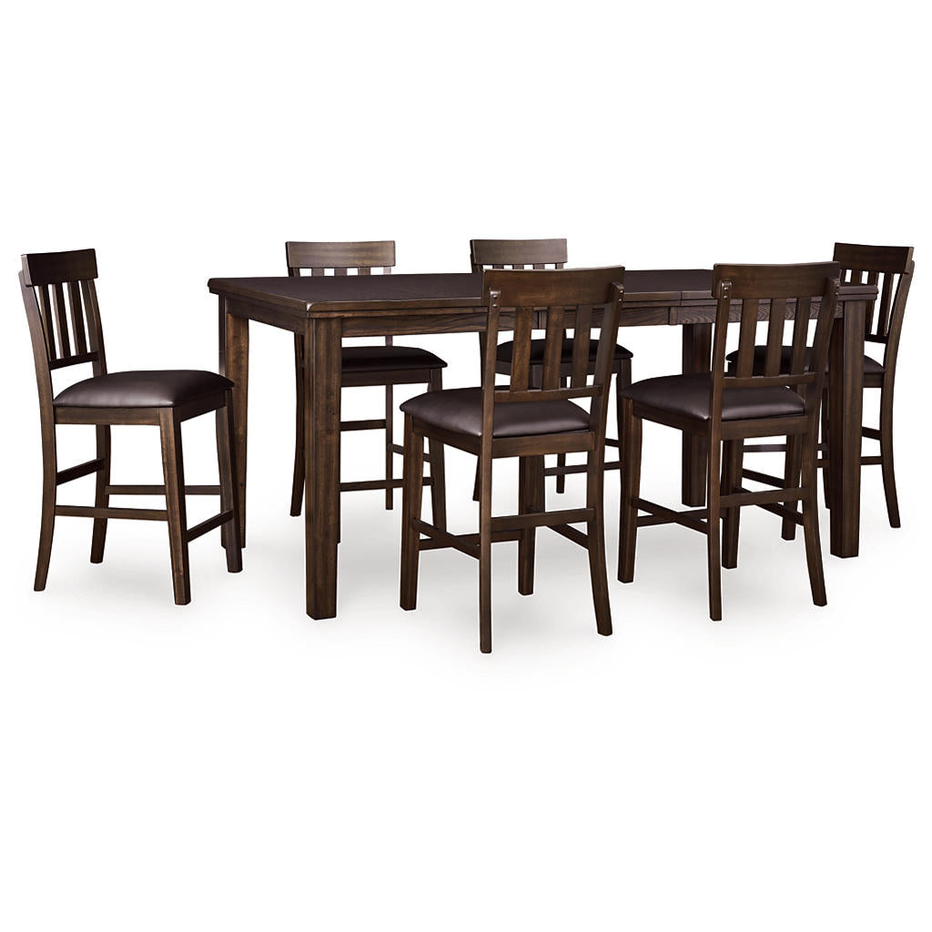 Haddigan Counter Height Dining Table and 6 Barstools Ashley® Dining Room Sets