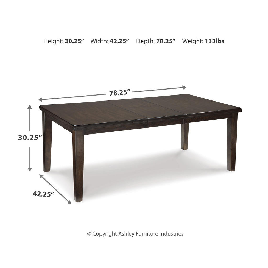 Haddigan Dining Extension Table Signature Design by Ashley® Dining Room Tables