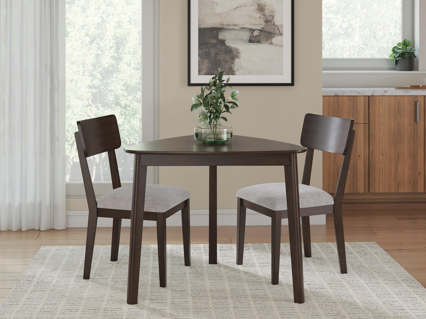 Mallenette Dining Table and 2 Chairs Signature Design by Ashley® Dining Room