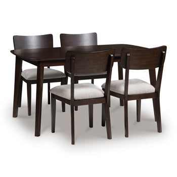 Mallenette Dining Table and 4 Chairs (Set of 5) Signature Design by Ashley®