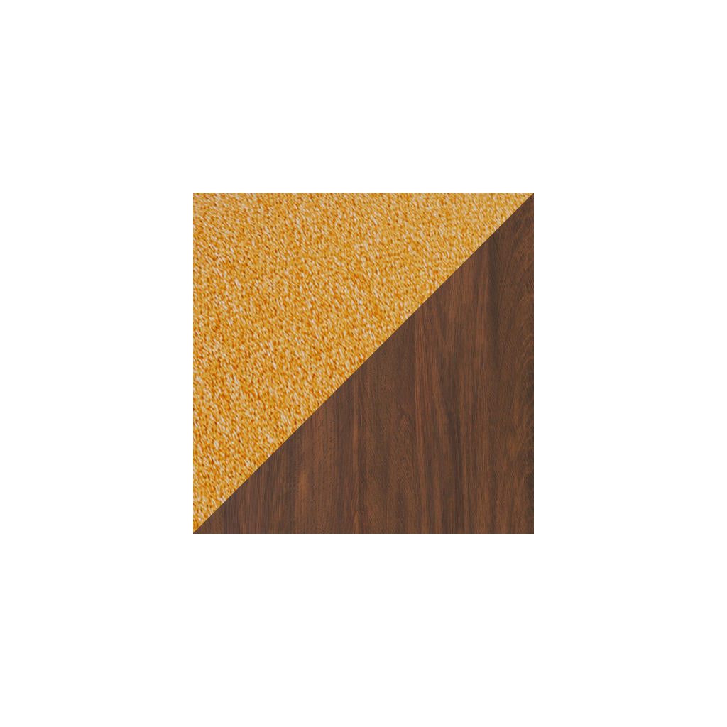 Lyncott Dining Chair — Mustard on Medium Brown Hardwood Signature Design by Ashley® Dining Room Chairs